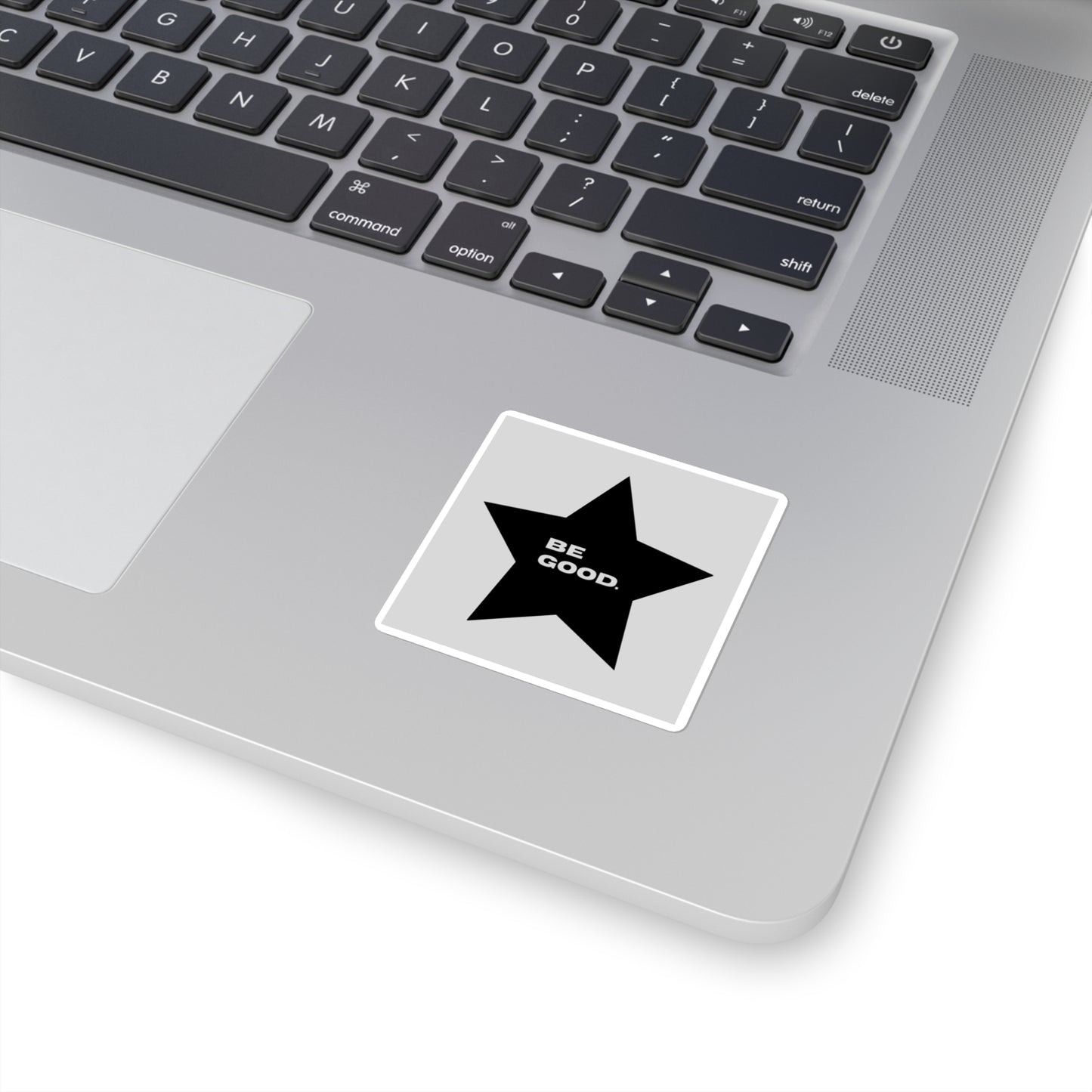 BE GOOD ‘STAR’ STICKER (LIGHT GREY)