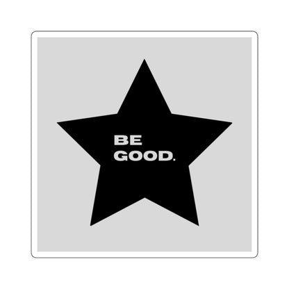 BE GOOD ‘STAR’ STICKER (LIGHT GREY)