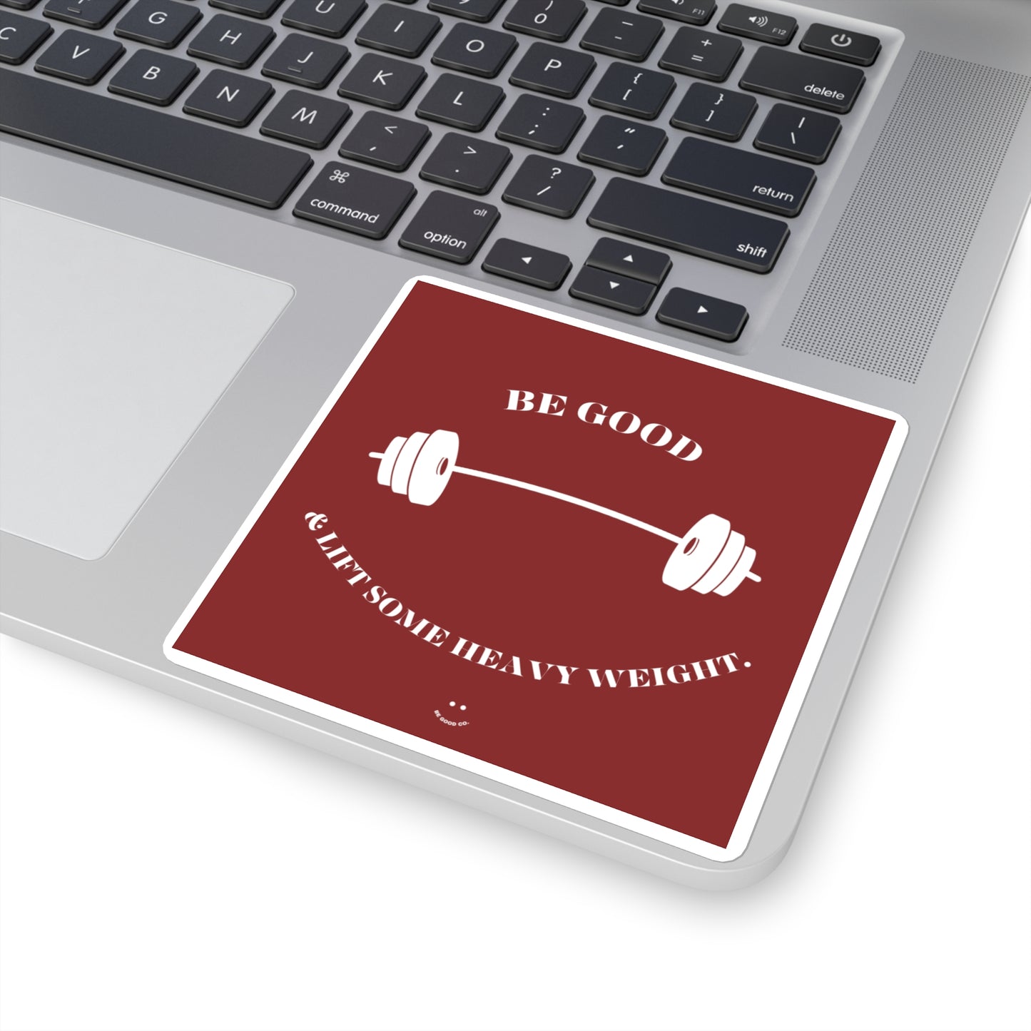 ‘LIFT SOME HEAVY WEIGHT’ STICKERS (SOFT RED)