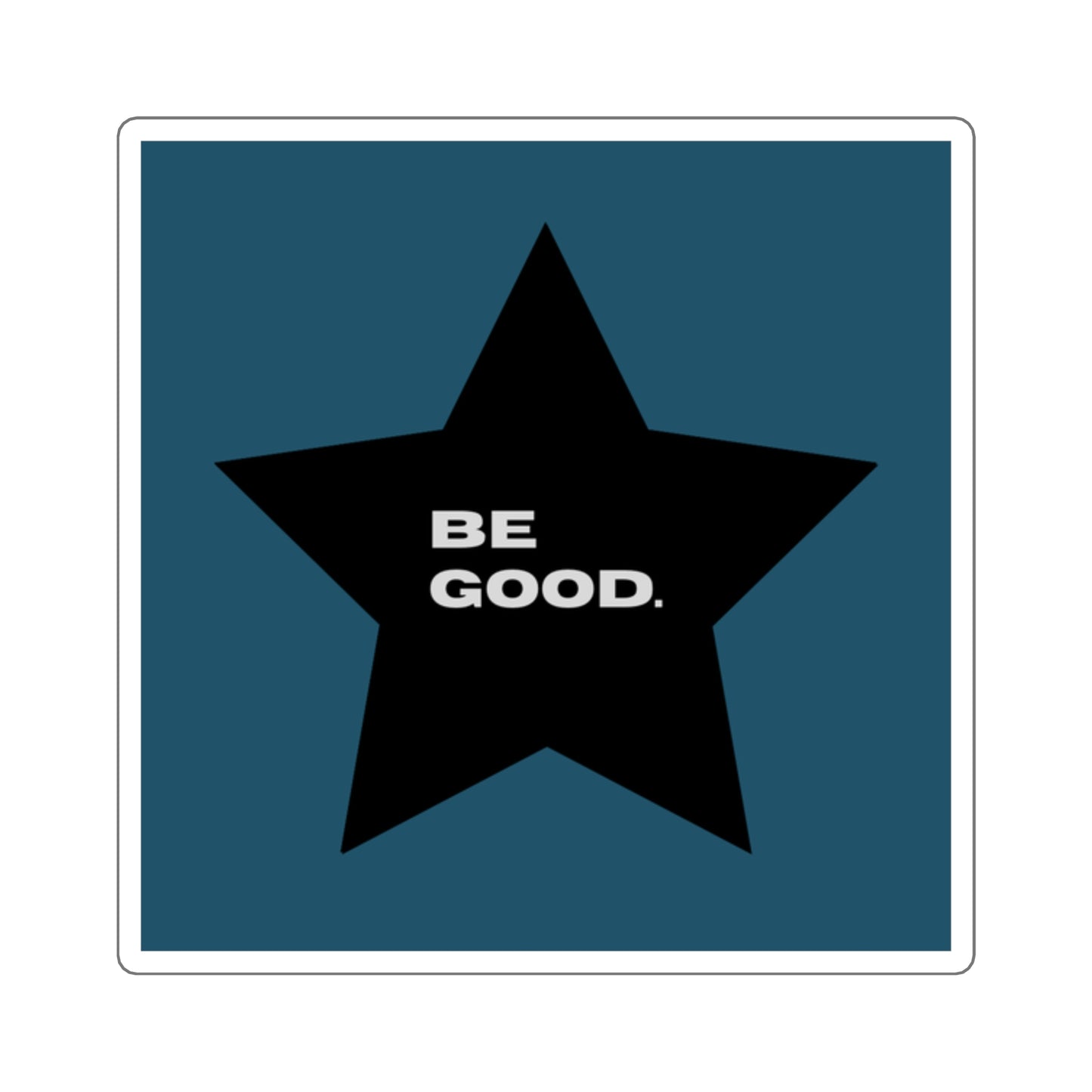 BE GOOD ‘STAR’ STICKER (BLUE)