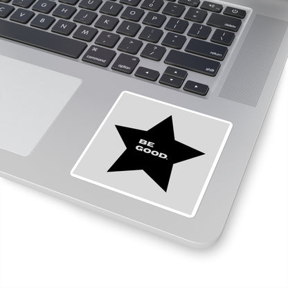 BE GOOD ‘STAR’ STICKER (LIGHT GREY)