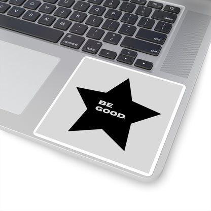 BE GOOD ‘STAR’ STICKER (LIGHT GREY)