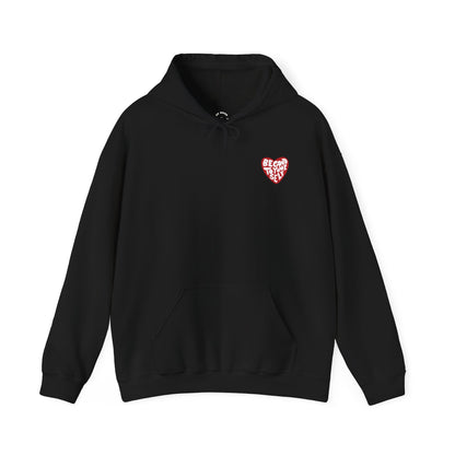 ‘BE GOOD TO YOURSELF’ HEART HOODIE