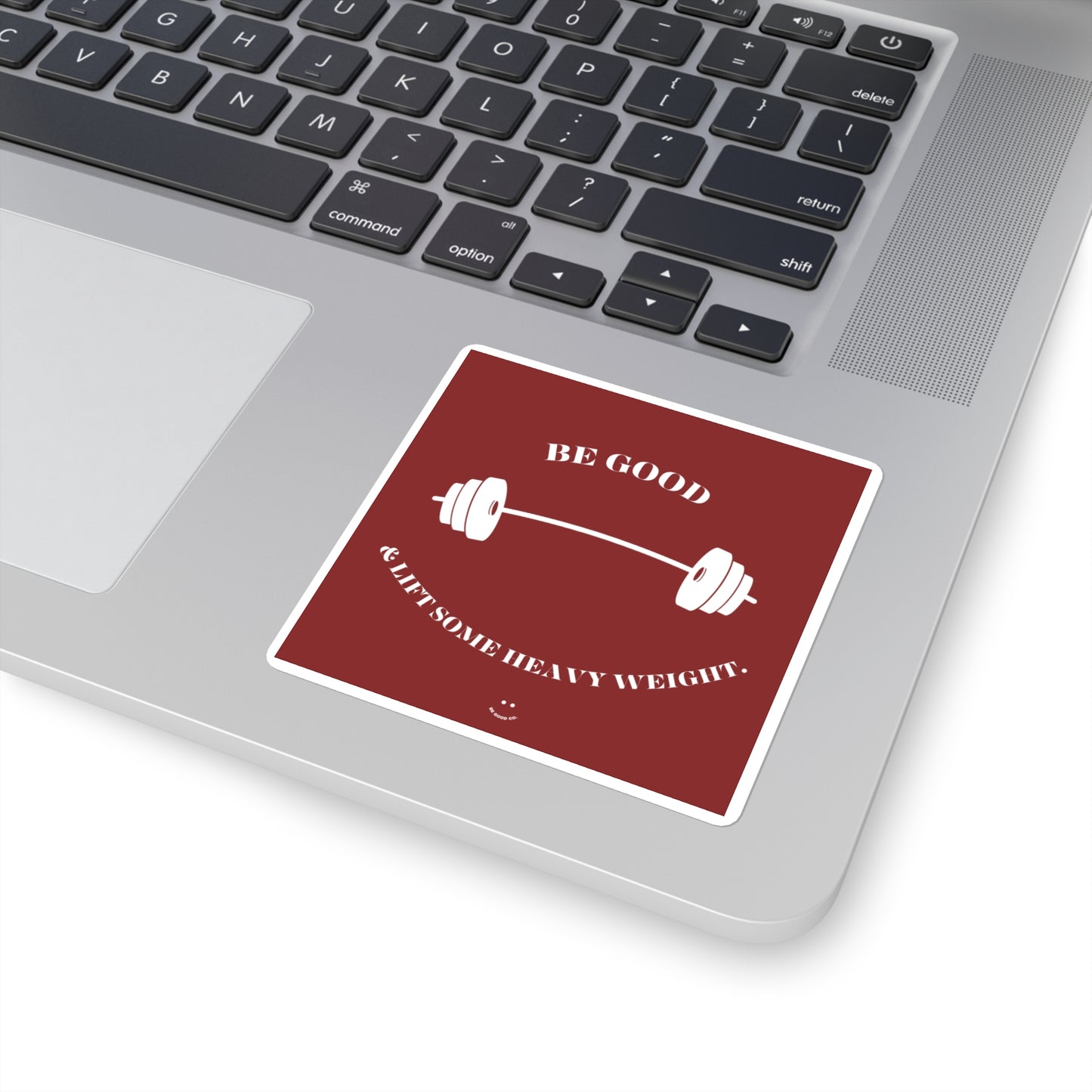 ‘LIFT SOME HEAVY WEIGHT’ STICKERS (SOFT RED)